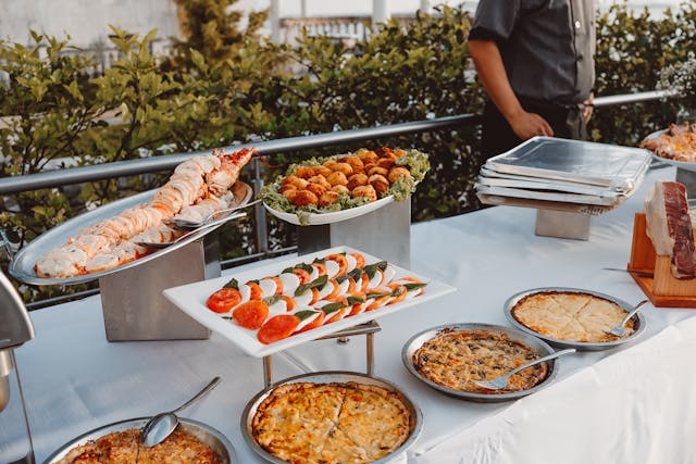 Elegant Buffet Setup